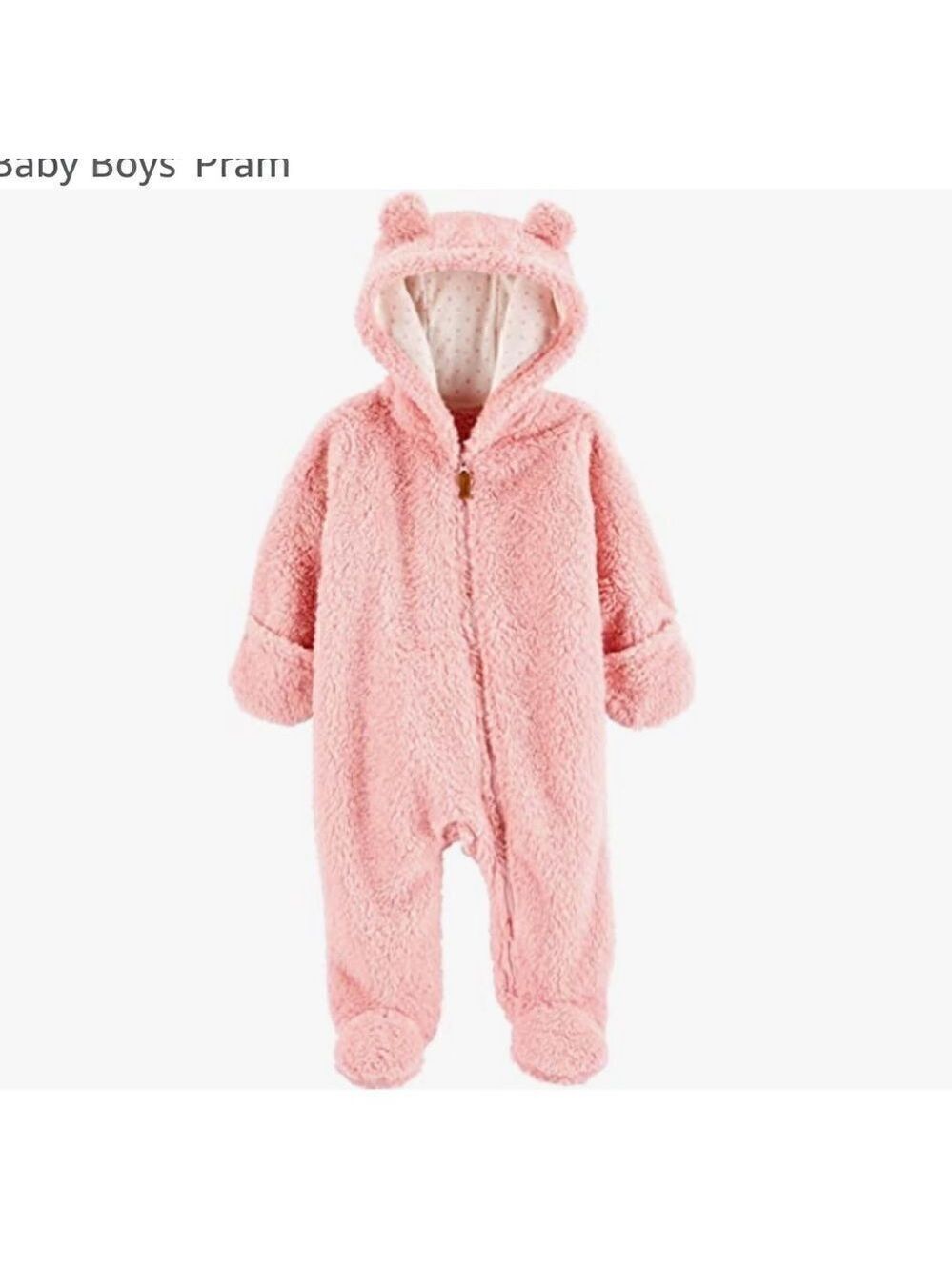 CARTERS Hooded Sherpa Pram